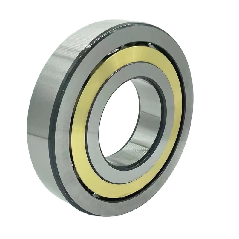 Rodamiento de bola de contacto angular de 35x80x21mm QJ307M para tiendas de alimentos y bebidas en acero cromado